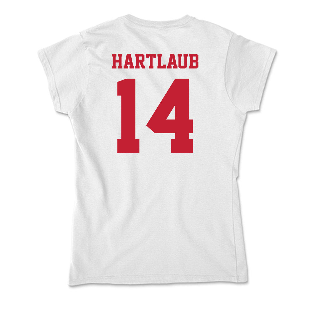 Ball State - NCAA Baseball : Jacob Hartlaub - Classic Shersey Soft Style Women’s T-Shirt-1