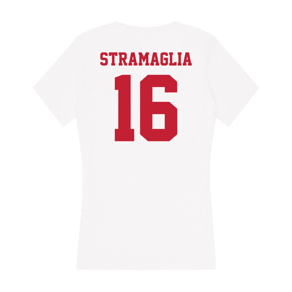 Ball State - NCAA Softball : Alyssa Stramaglia - Classic Shersey Women's V-Neck T-Shirt-1