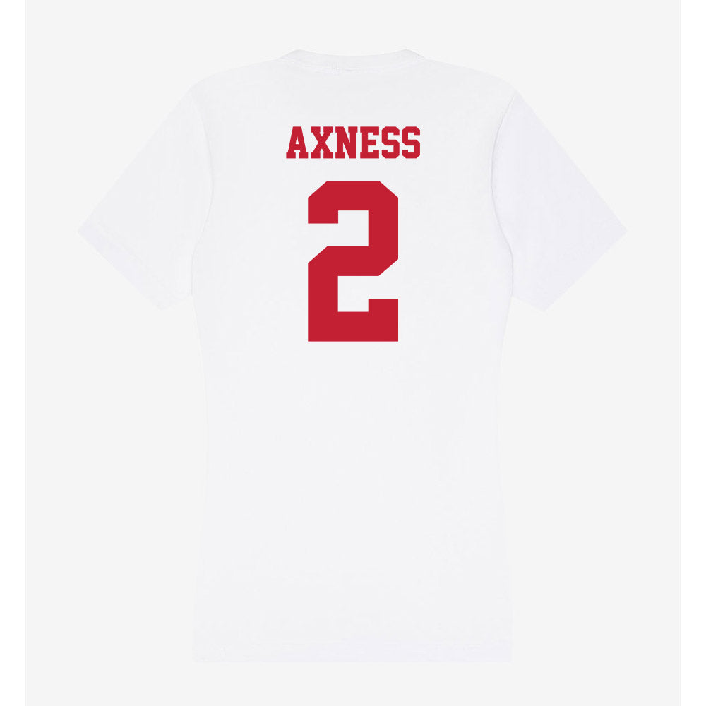 Ball State - NCAA Women's Volleyball : Reese Axness - Classic Shersey Women's V-Neck T-Shirt-1