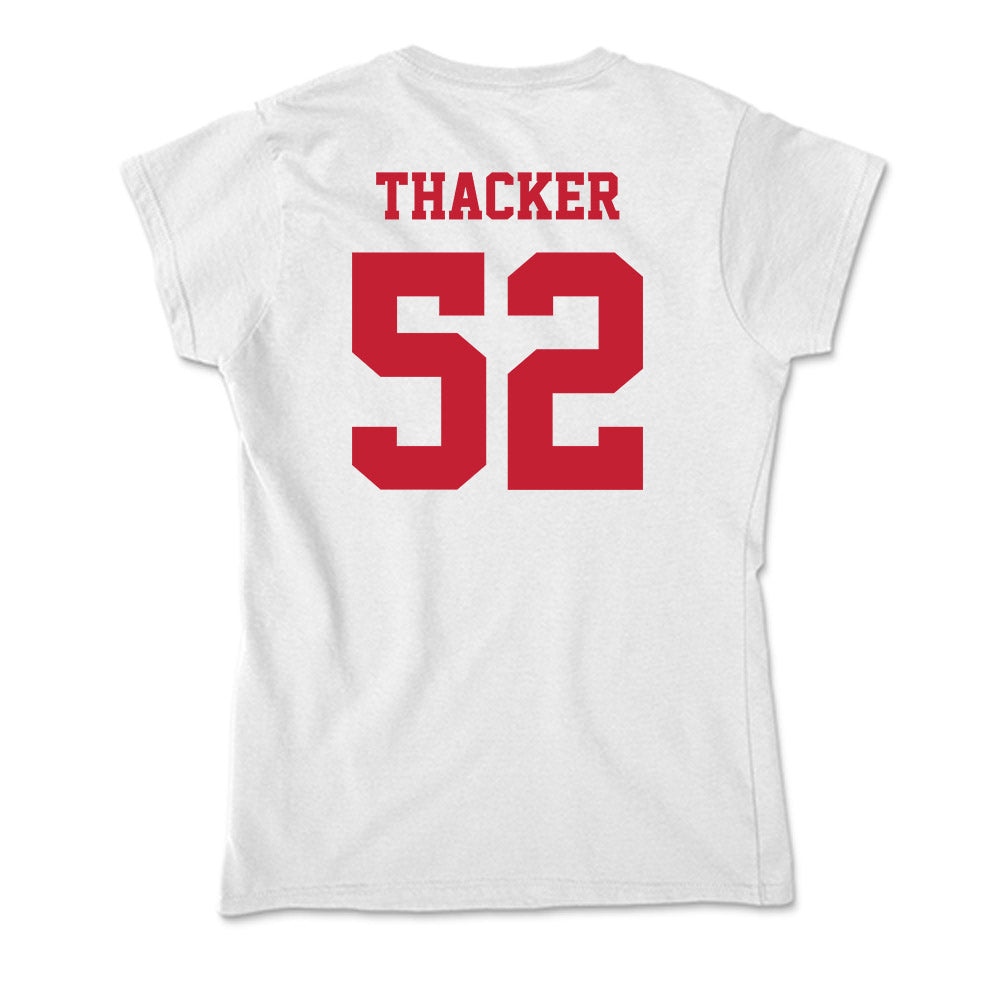 Ball State - NCAA Football : Michael Thacker - Classic Shersey Soft Style Women’s T-Shirt-1