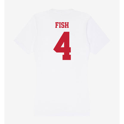 Ball State - NCAA Men's Basketball : Kayden Fish - Classic Shersey Women's V-Neck T-Shirt-1