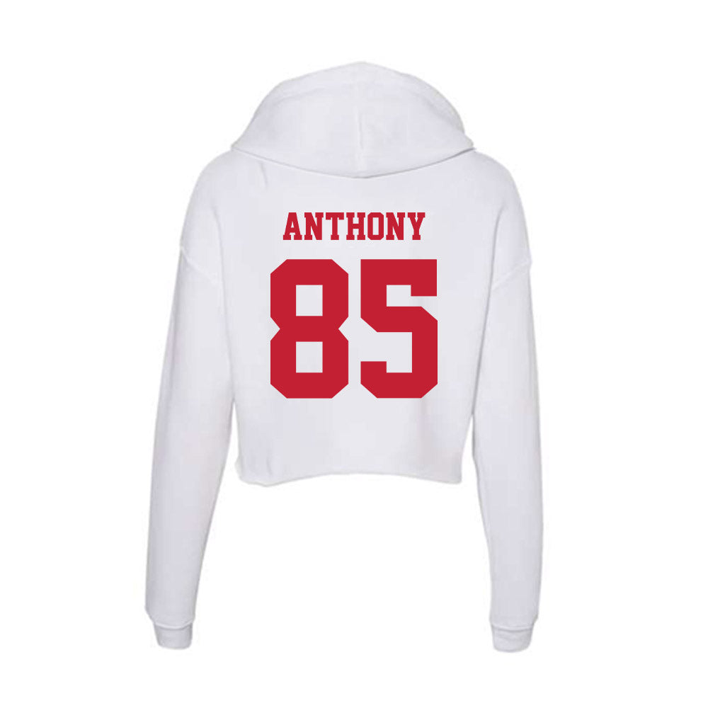 Ball State - NCAA Football : Kam Anthony - Classic Shersey Women's Crop Fleece Hoodie-1