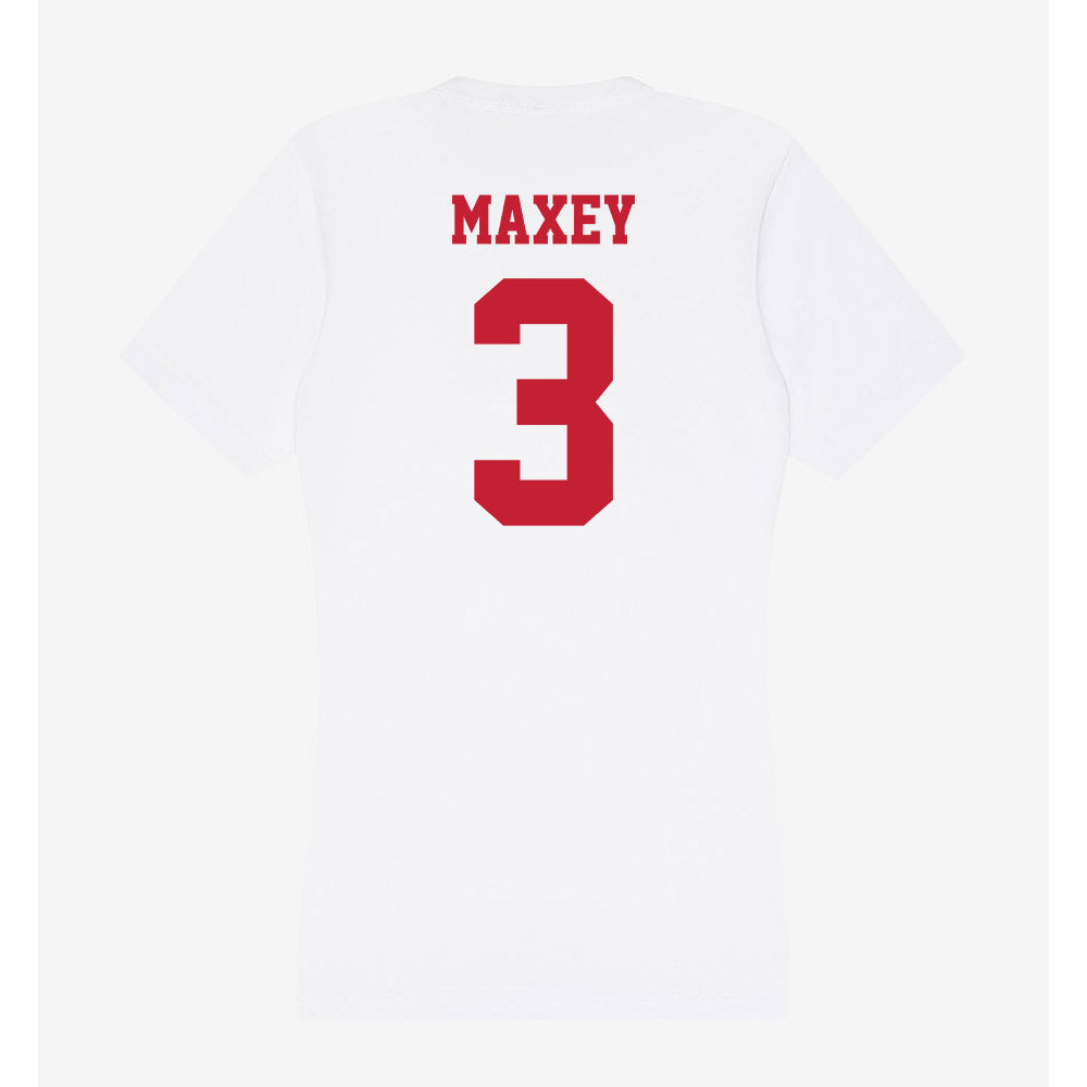 Ball State - NCAA Men's Basketball : Juwan Maxey - Classic Shersey Women's V-Neck T-Shirt-1