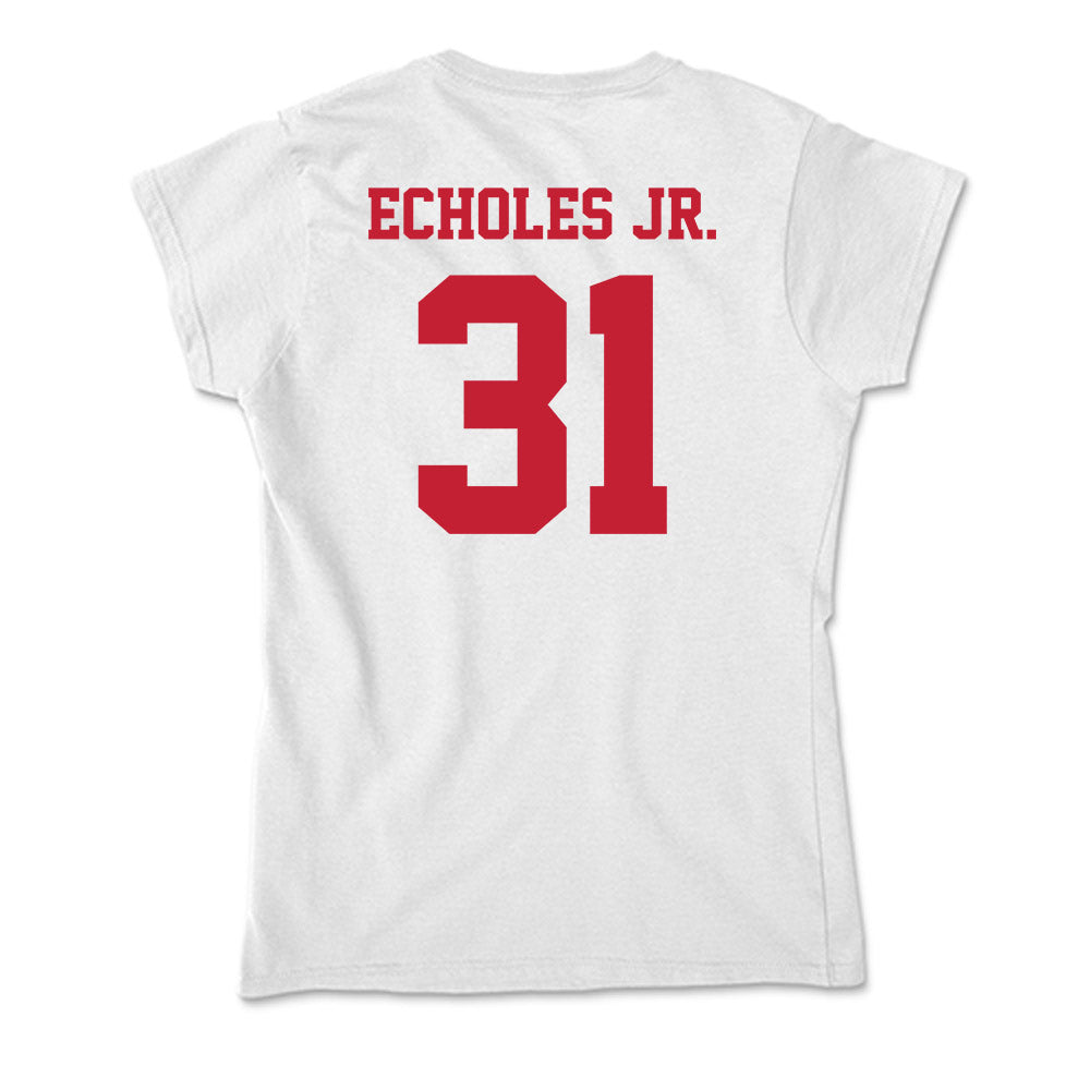 Ball State - NCAA Football : DeJuan Echoles Jr. - Classic Shersey Soft Style Women’s T-Shirt-1