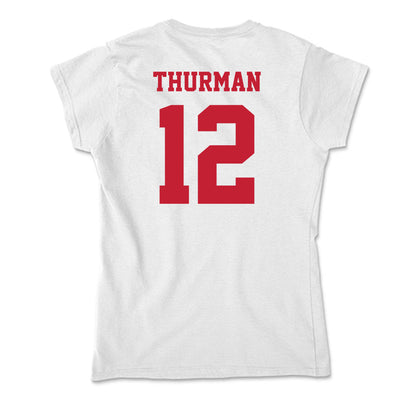 Ball State - NCAA Softball : Jordyn Thurman - Classic Shersey Soft Style Women’s T-Shirt-1