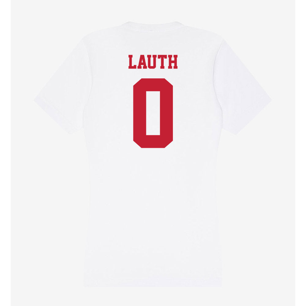 Ball State - NCAA Softball : Mandy Lauth - Classic Shersey Women's V-Neck T-Shirt-1