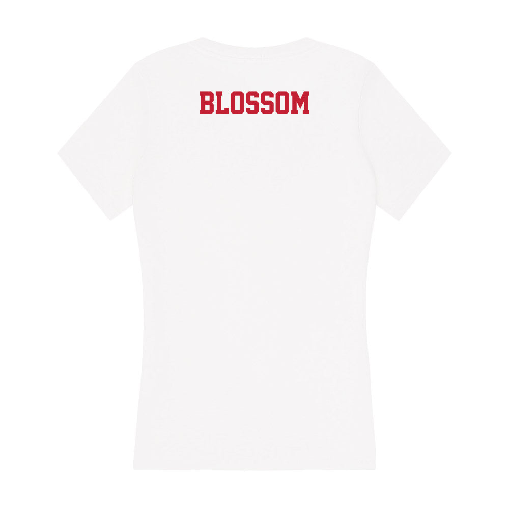 Ball State - NCAA Men's Swimming & Diving : Seth Blossom - Classic Shersey Women's V-Neck T-Shirt-1