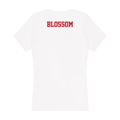 Ball State - NCAA Men's Swimming & Diving : Seth Blossom - Classic Shersey Women's V-Neck T-Shirt-1