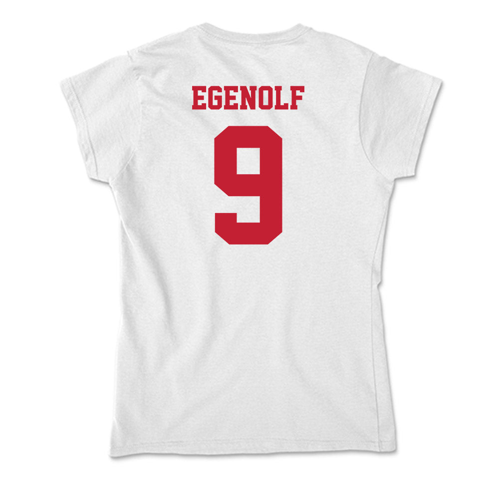 Ball State - NCAA Women's Volleyball : katie egenolf - Classic Shersey Soft Style Women’s T-Shirt-1