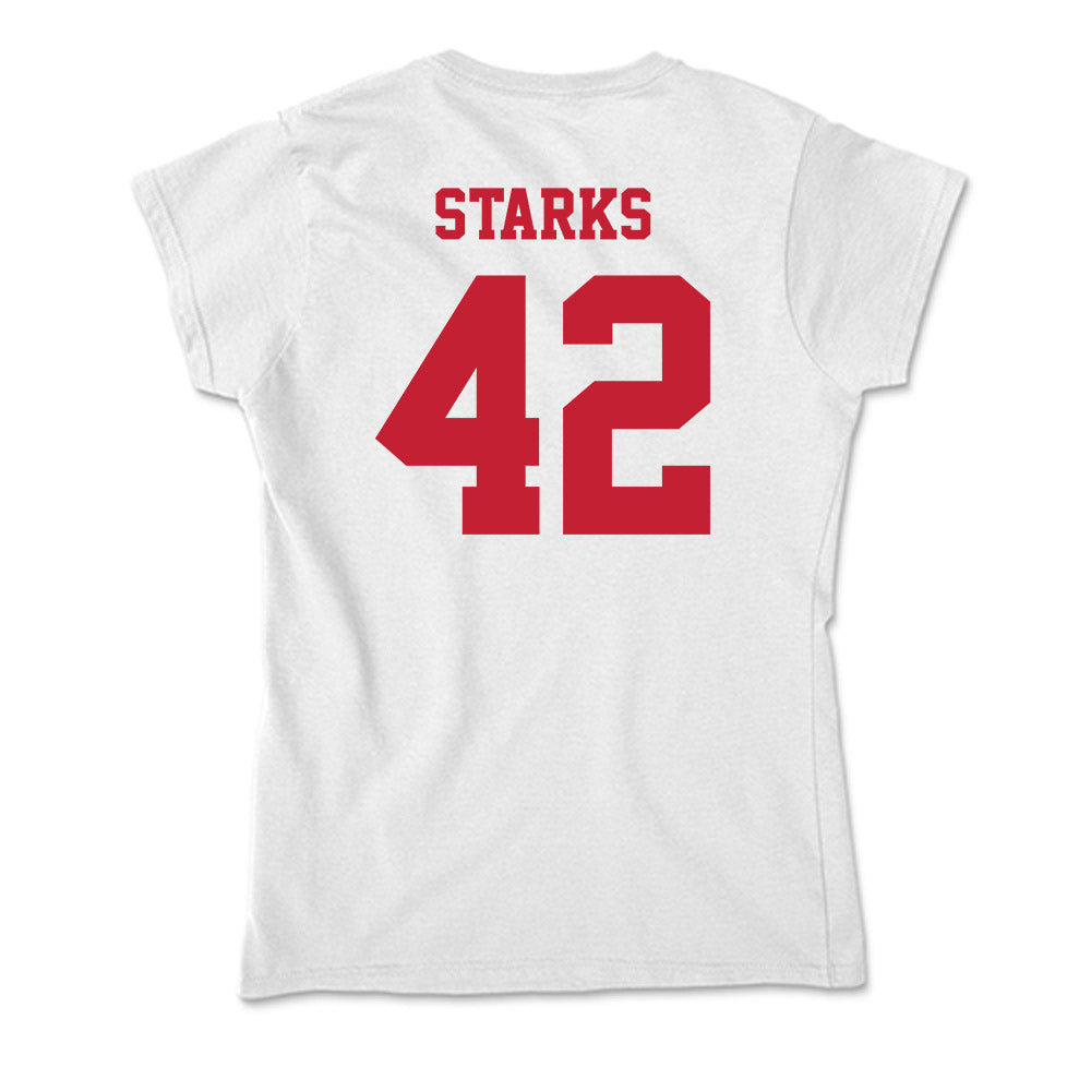 Ball State - NCAA Football : Layton Starks - Classic Shersey Soft Style Women’s T-Shirt-1