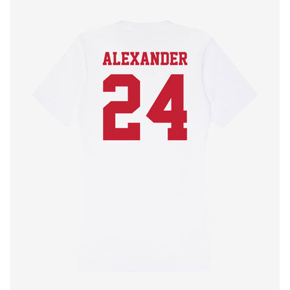 Ball State - NCAA Football : Jalen Alexander - Classic Shersey Women's V-Neck T-Shirt-1