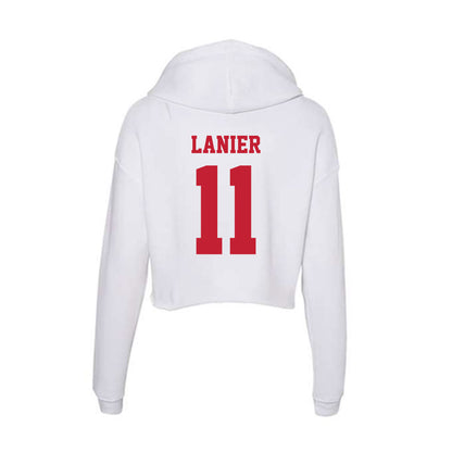 Ball State - NCAA Football : Donovan Lanier - Classic Shersey Women's Crop Fleece Hoodie-1