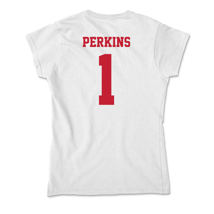 Ball State - NCAA Baseball : Maalik Perkins - Classic Shersey Soft Style Women’s T-Shirt-1
