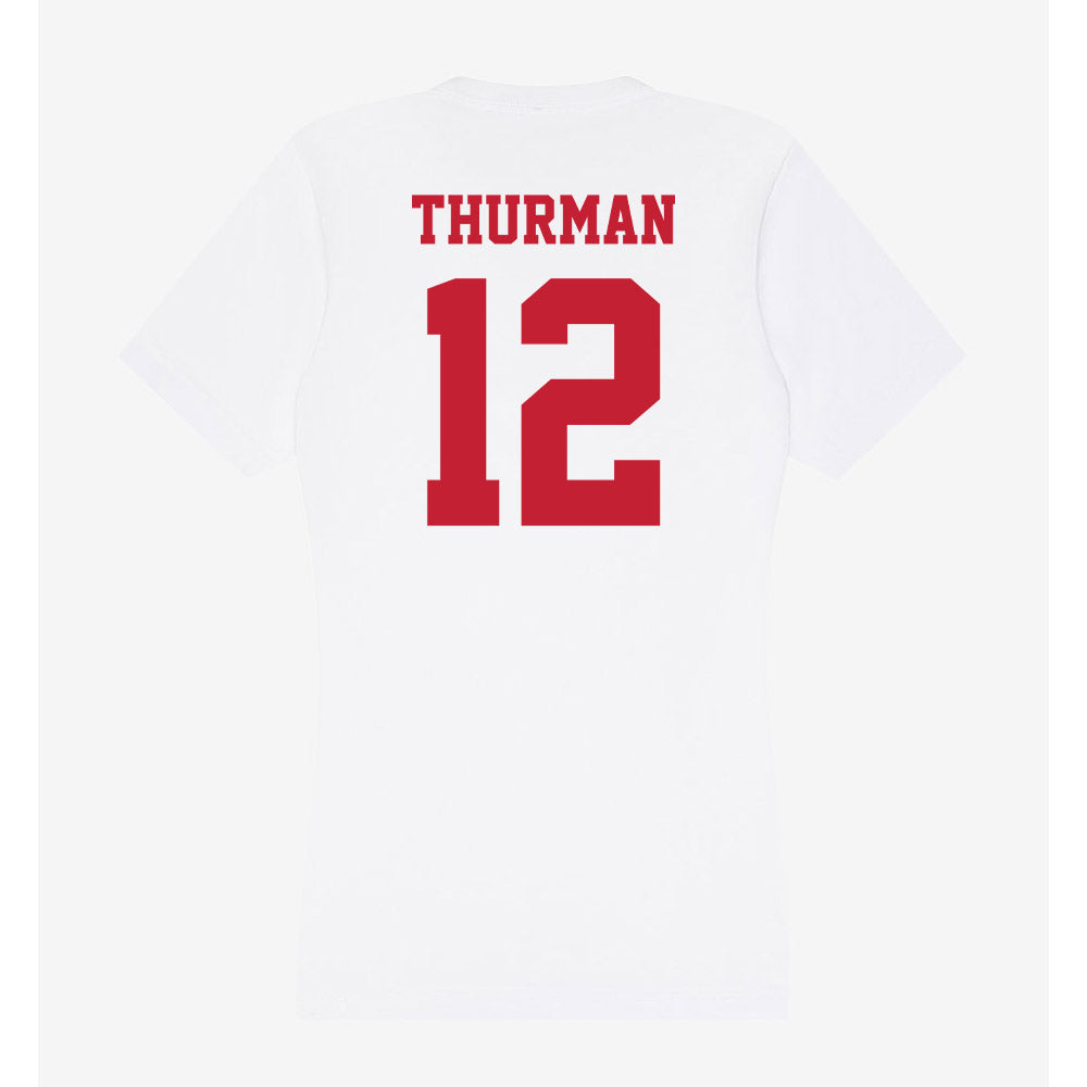 Ball State - NCAA Softball : Jordyn Thurman - Classic Shersey Women's V-Neck T-Shirt-1