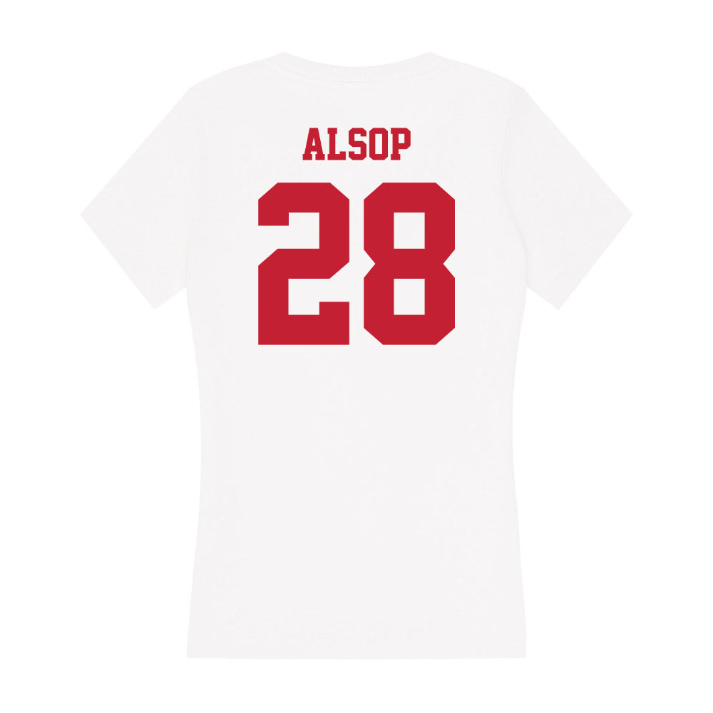 Ball State - NCAA Women's Soccer : Grace Alsop - Classic Shersey Women's V-Neck T-Shirt-1