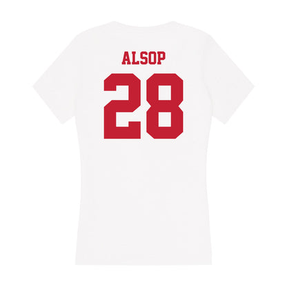 Ball State - NCAA Women's Soccer : Grace Alsop - Classic Shersey Women's V-Neck T-Shirt-1