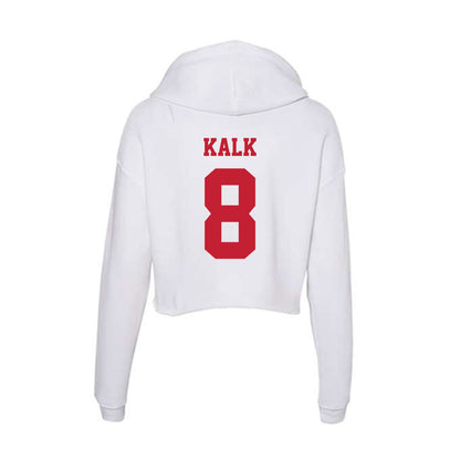 Ball State - NCAA Baseball : Max Kalk - Classic Shersey Women's Crop Fleece Hoodie-1