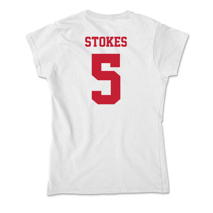 Ball State - NCAA Baseball : Taber Stokes - Classic Shersey Soft Style Women’s T-Shirt-1