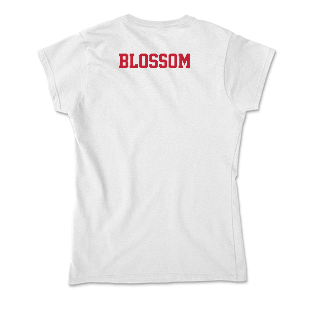Ball State - NCAA Men's Swimming & Diving : Seth Blossom - Classic Shersey Soft Style Women’s T-Shirt-1
