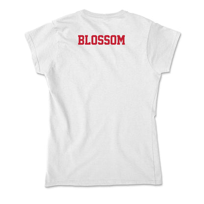 Ball State - NCAA Men's Swimming & Diving : Seth Blossom - Classic Shersey Soft Style Women’s T-Shirt-1