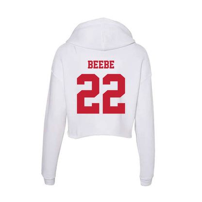 Ball State - NCAA Football : Jack Beebe - Classic Shersey Women's Crop Fleece Hoodie-1