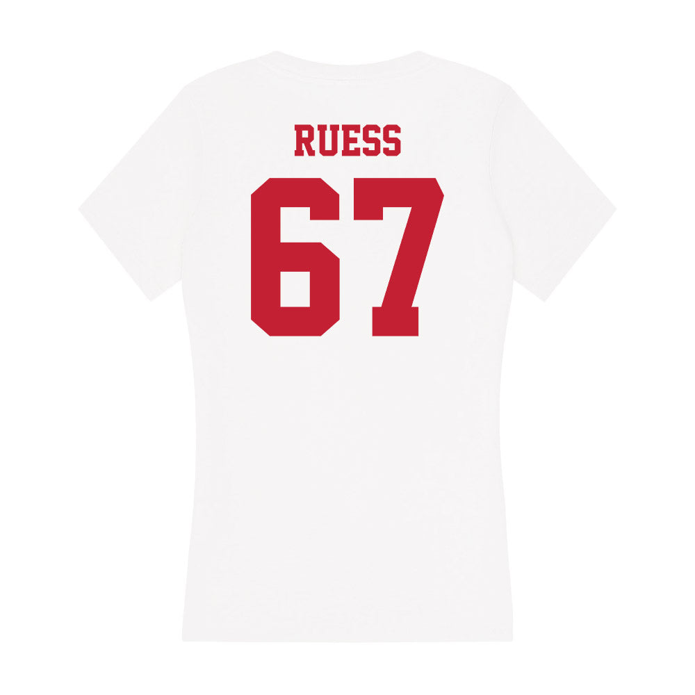 Ball State - NCAA Football : Jackson Ruess - Classic Shersey Women's V-Neck T-Shirt-1