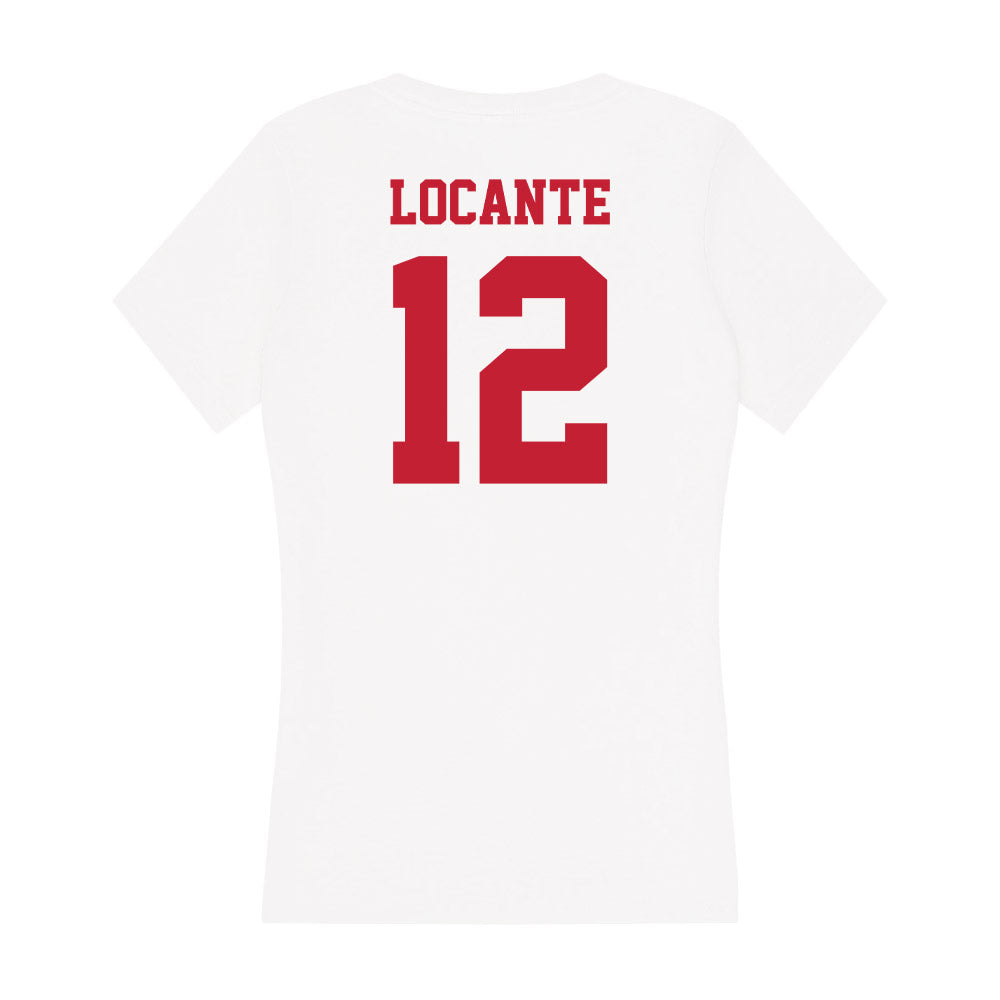 Ball State - NCAA Women's Soccer : Ryann Locante - Classic Shersey Women's V-Neck T-Shirt-1