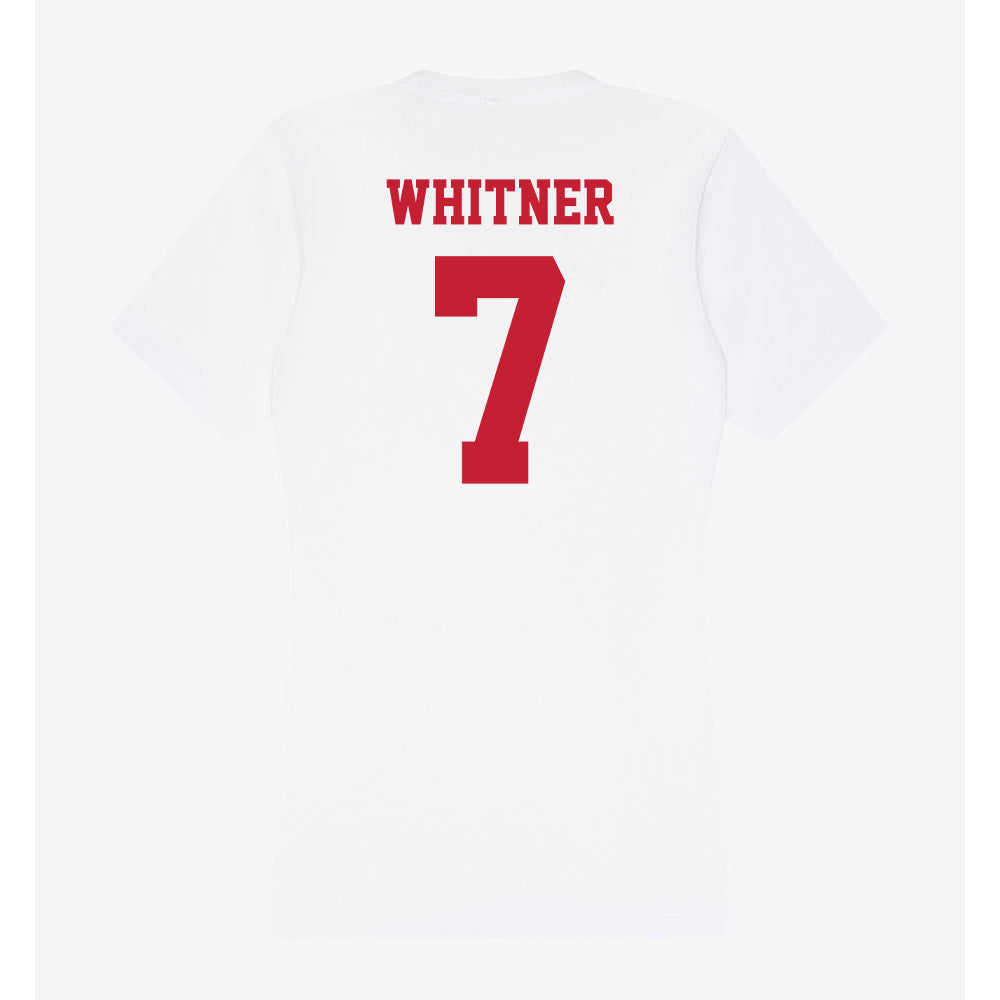 Ball State - NCAA Football : Ashton Whitner - Classic Shersey Women's V-Neck T-Shirt-1