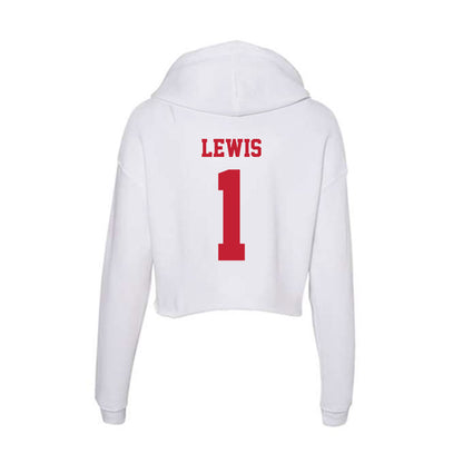 Ball State - NCAA Football : Joedrick Lewis - Classic Shersey Women's Crop Fleece Hoodie-1