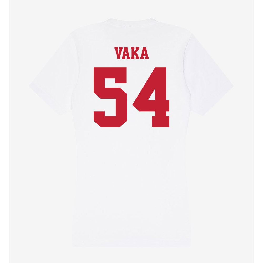 Ball State - NCAA Football : Spencer Vaka - Classic Shersey Women's V-Neck T-Shirt-1