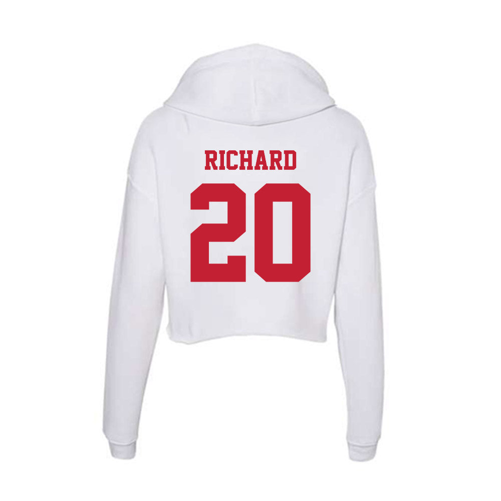 Ball State - NCAA Women's Basketball : alex richard - Classic Shersey Women's Crop Fleece Hoodie-1