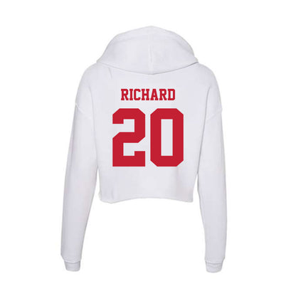 Ball State - NCAA Women's Basketball : alex richard - Classic Shersey Women's Crop Fleece Hoodie-1