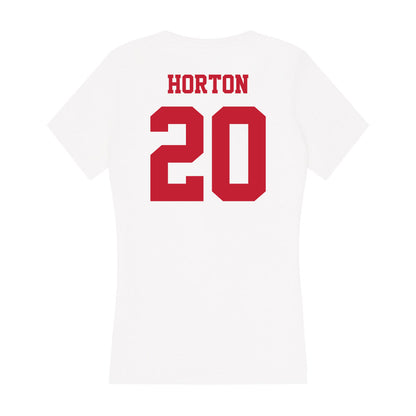 Ball State - NCAA Football : TJ Horton - Classic Shersey Women's V-Neck T-Shirt-1