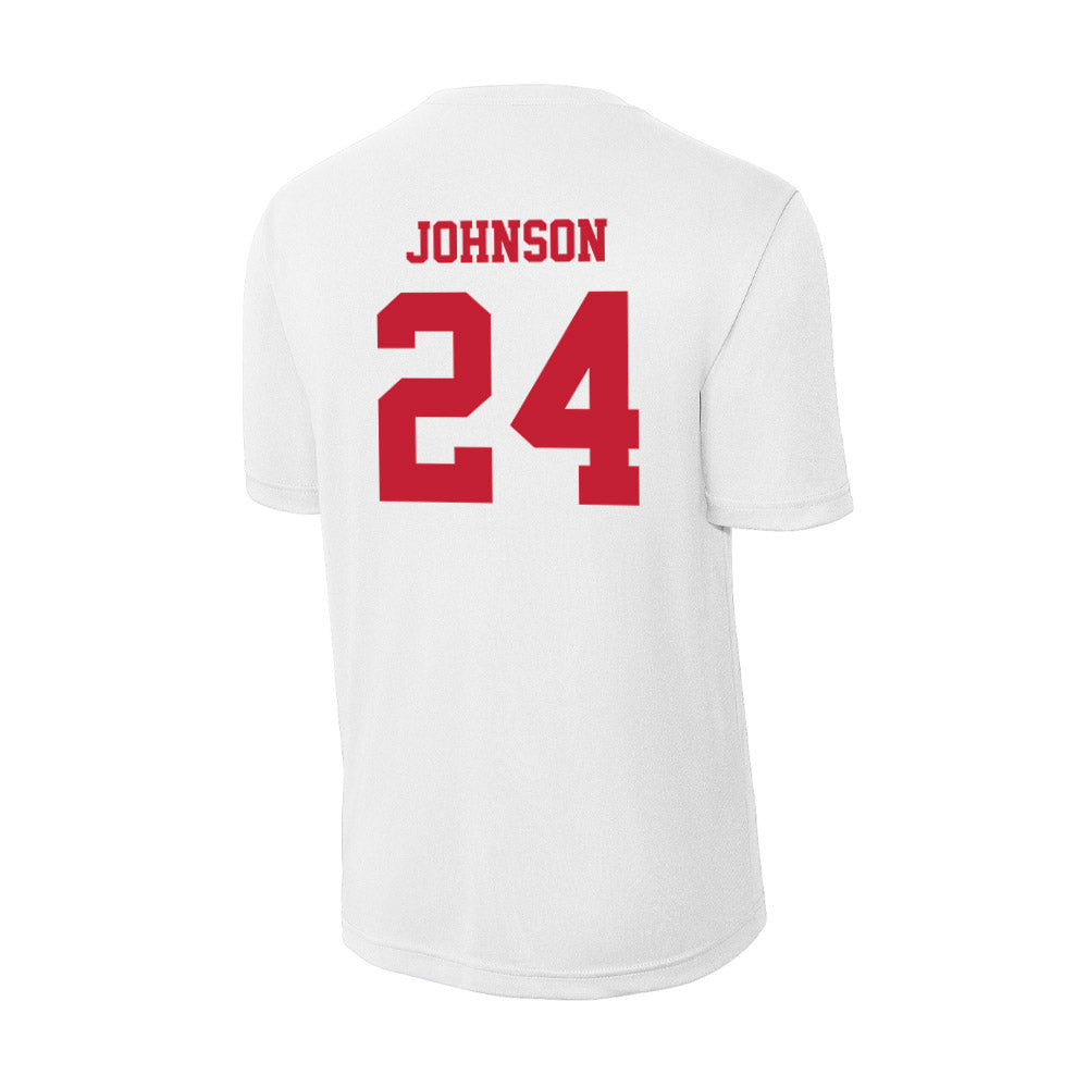 Ball State - NCAA Baseball : Keegan Johnson - Classic Shersey Activewear T-Shirt-1