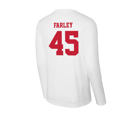 Ball State - NCAA Men's Basketball : Alex Farley - Classic Shersey Activewear Long Sleeve T-Shirt-1