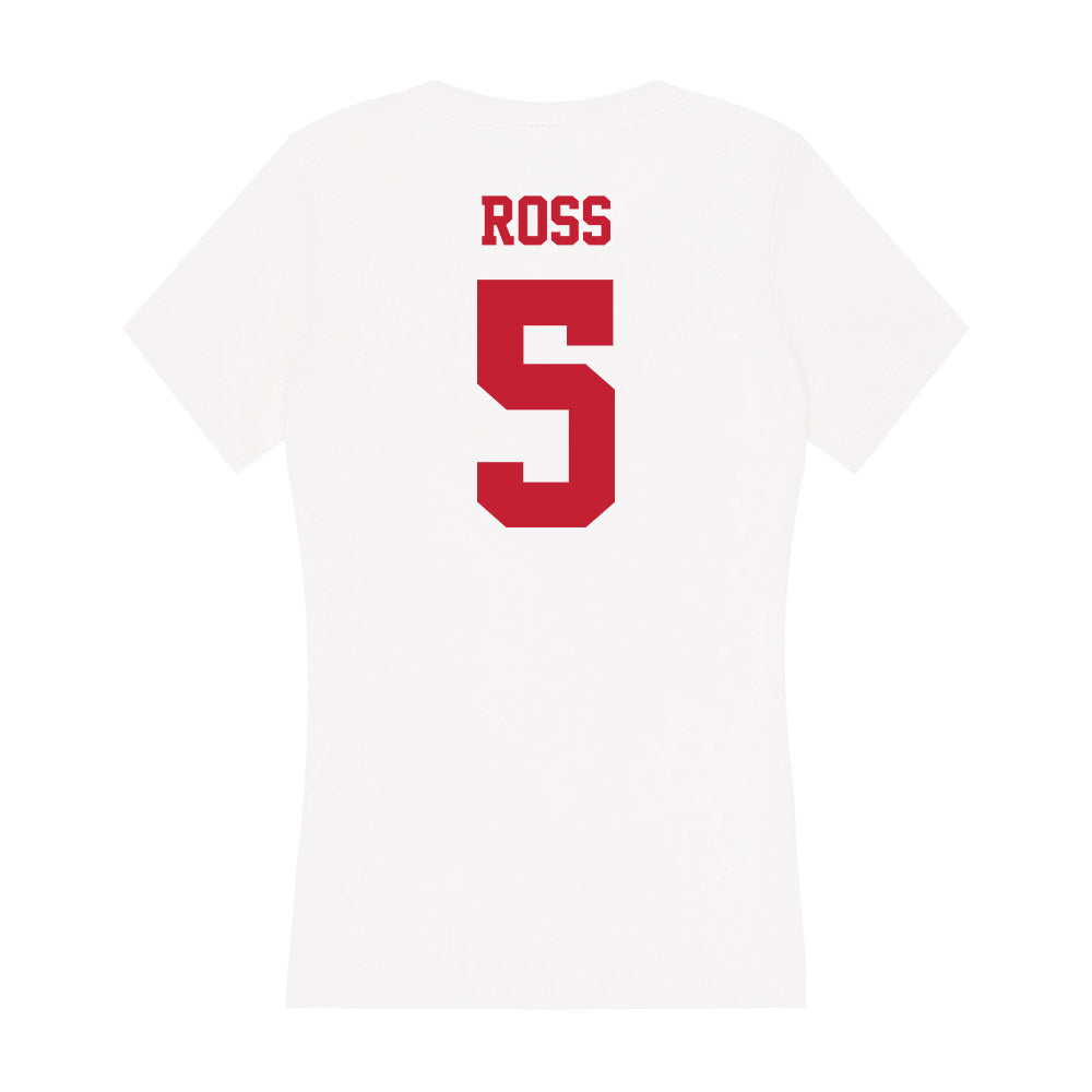 Ball State - NCAA Softball : Remington Ross - Classic Shersey Women's V-Neck T-Shirt-1