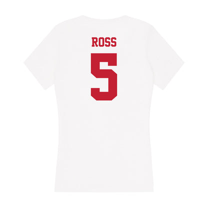 Ball State - NCAA Softball : Remington Ross - Classic Shersey Women's V-Neck T-Shirt-1