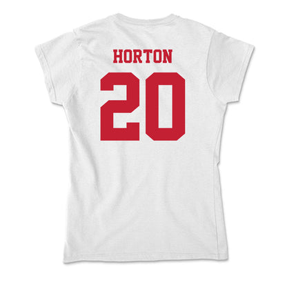 Ball State - NCAA Football : TJ Horton - Classic Shersey Soft Style Women’s T-Shirt-1