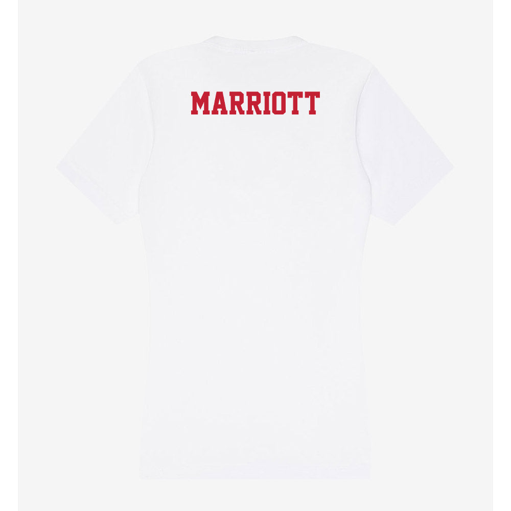 Ball State - NCAA Women's Swimming & Diving : Tommy-Anne Marriott - Classic Shersey Women's V-Neck T-Shirt-1