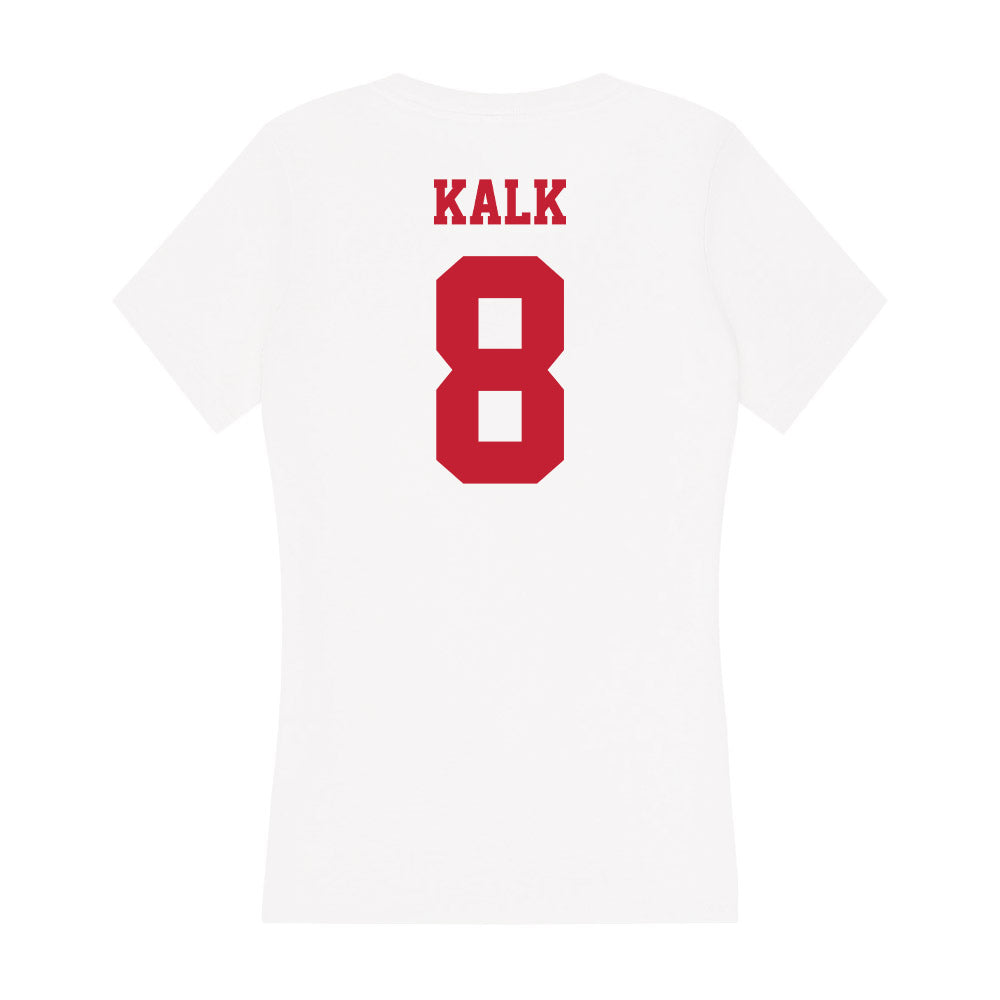 Ball State - NCAA Baseball : Max Kalk - Classic Shersey Women's V-Neck T-Shirt-1