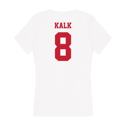 Ball State - NCAA Baseball : Max Kalk - Classic Shersey Women's V-Neck T-Shirt-1