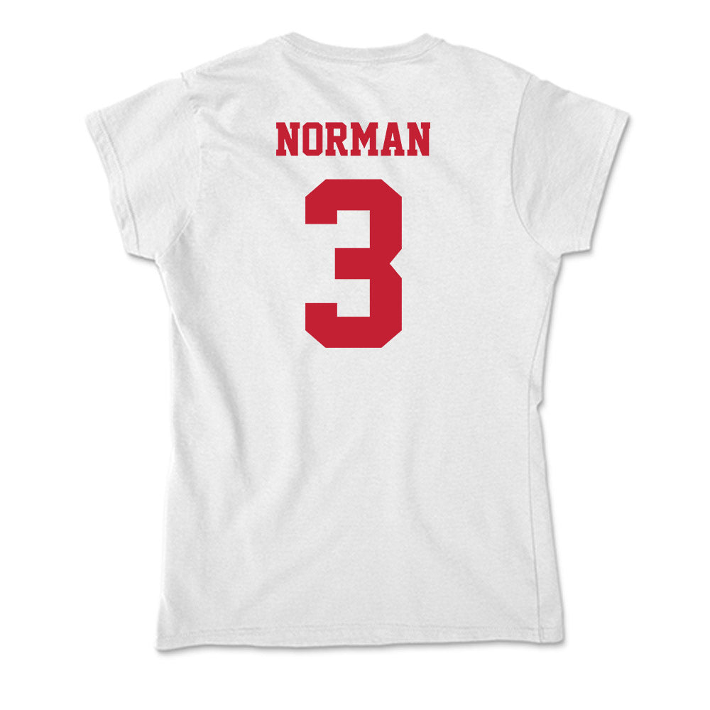 Ball State - NCAA Women's Basketball : Karsyn Norman - Classic Shersey Soft Style Women’s T-Shirt-1