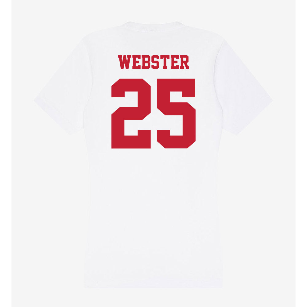 Ball State - NCAA Football : Mikeah Webster - Classic Shersey Women's V-Neck T-Shirt-1