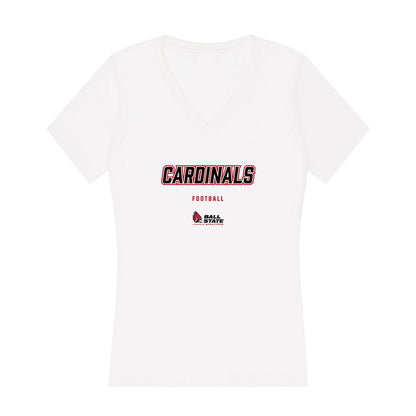 Ball State - NCAA Football : Tommy Lorincz - Classic Shersey Women's V-Neck T-Shirt-0