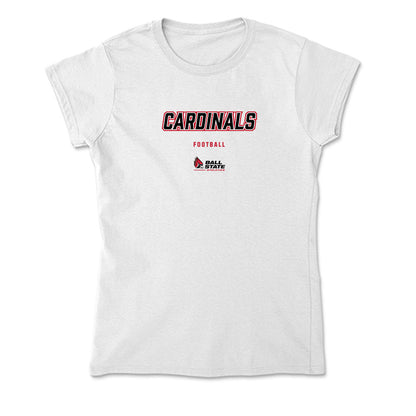 Ball State - NCAA Football : Tavion Woodard - Classic Shersey Soft Style Women’s T-Shirt-0