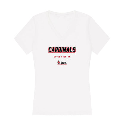 Ball State - NCAA Women's Cross Country : Emily Decker - Classic Shersey Women's V-Neck T-Shirt-0