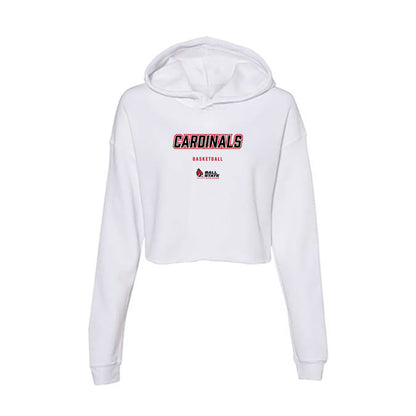 Ball State - NCAA Men's Basketball : Kayden Fish - Classic Shersey Women's Crop Fleece Hoodie-0