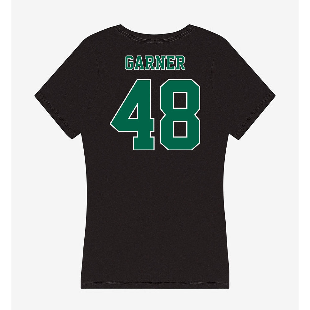 Tulane - NCAA Football : Jahrie Garner - Women's V-Neck T-Shirt-1