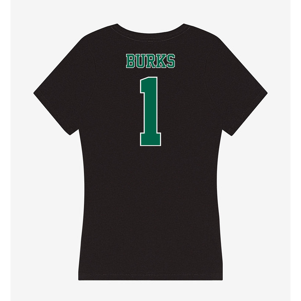 Tulane - NCAA Women's Volleyball : Avery Burks - Women's V-Neck T-Shirt-1