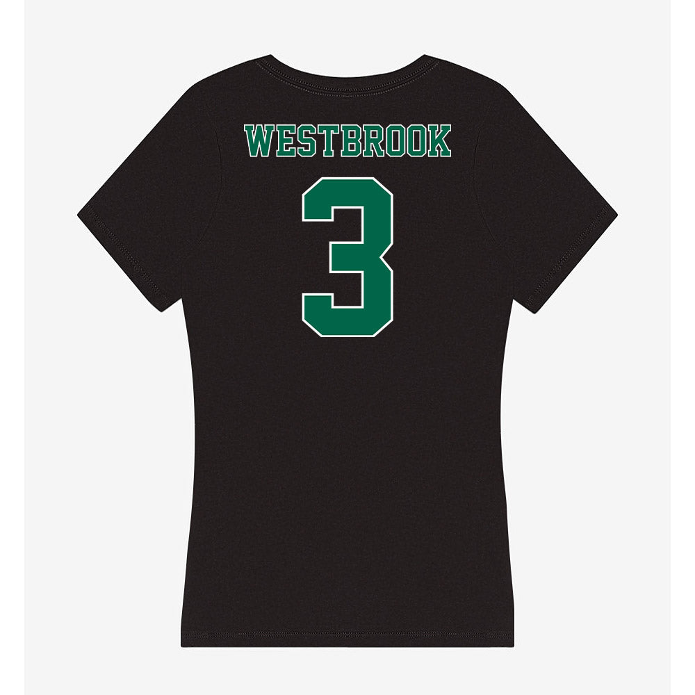 Tulane - NCAA Women's Basketball : Kianni Westbrook - Women's V-Neck T-Shirt-1